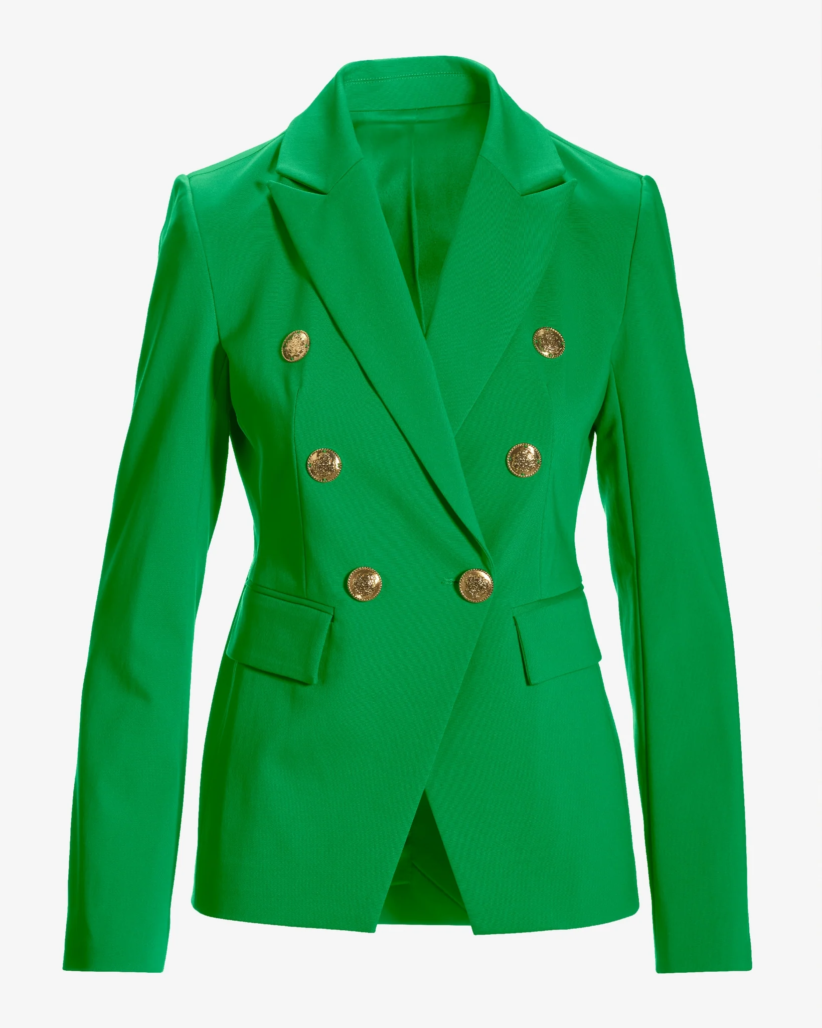 Modern Double-Breasted Blazer Fern Green - Mycitystee