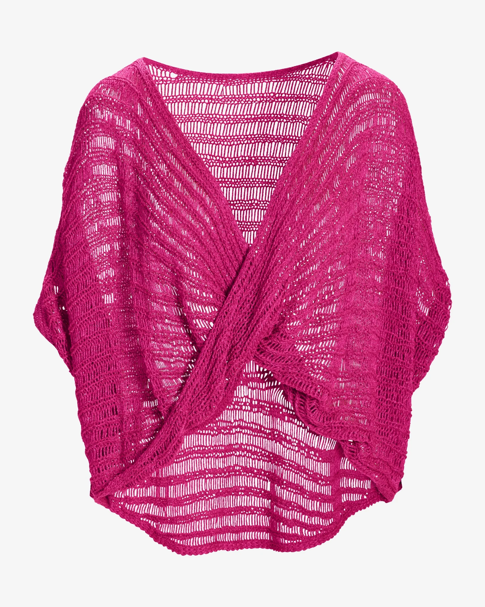 Metallic Twist Sweater Poncho Blossom - Mycitystee