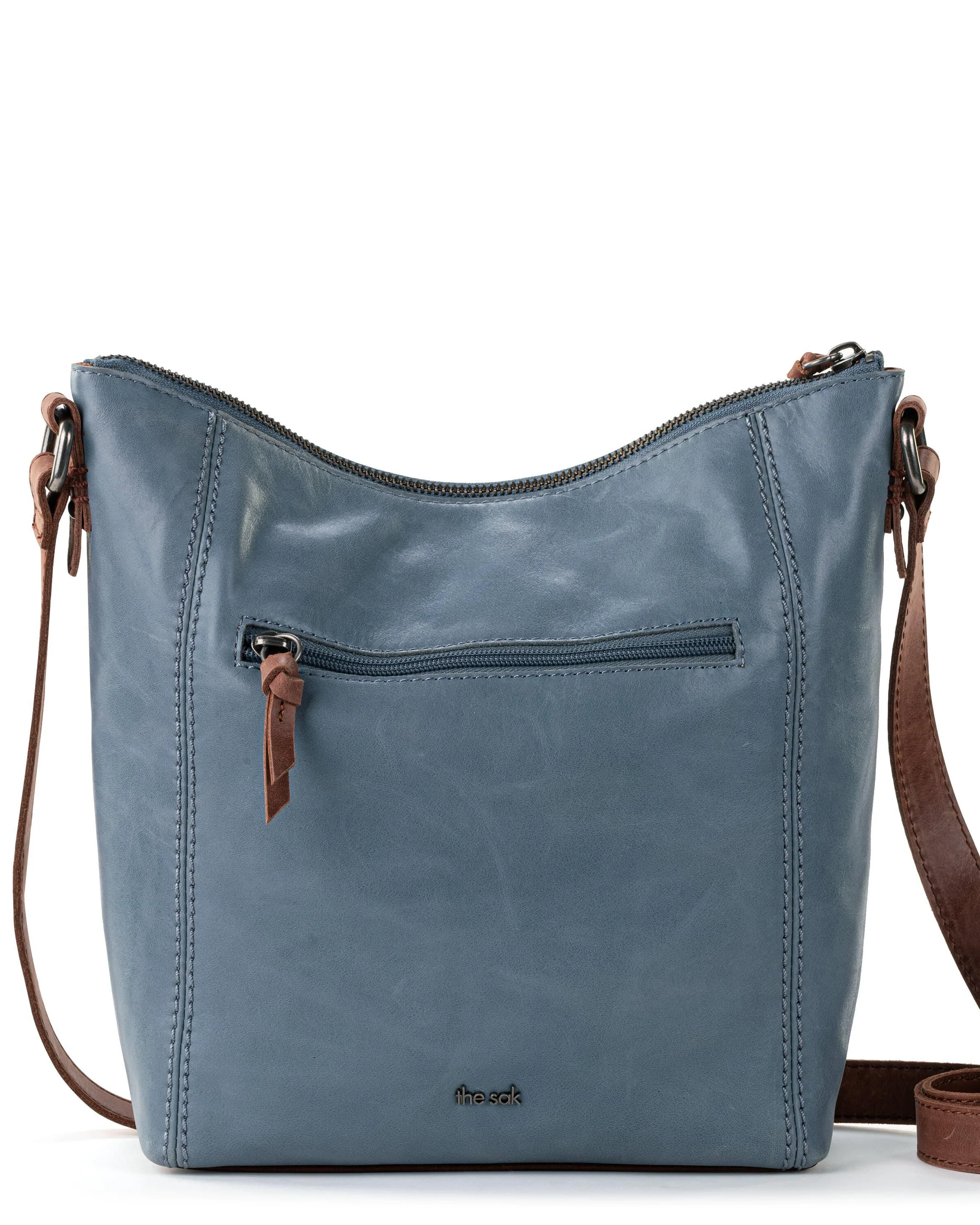 Ashland Crossbody - Leather - Maritime Wave Embossed - Mycitystee