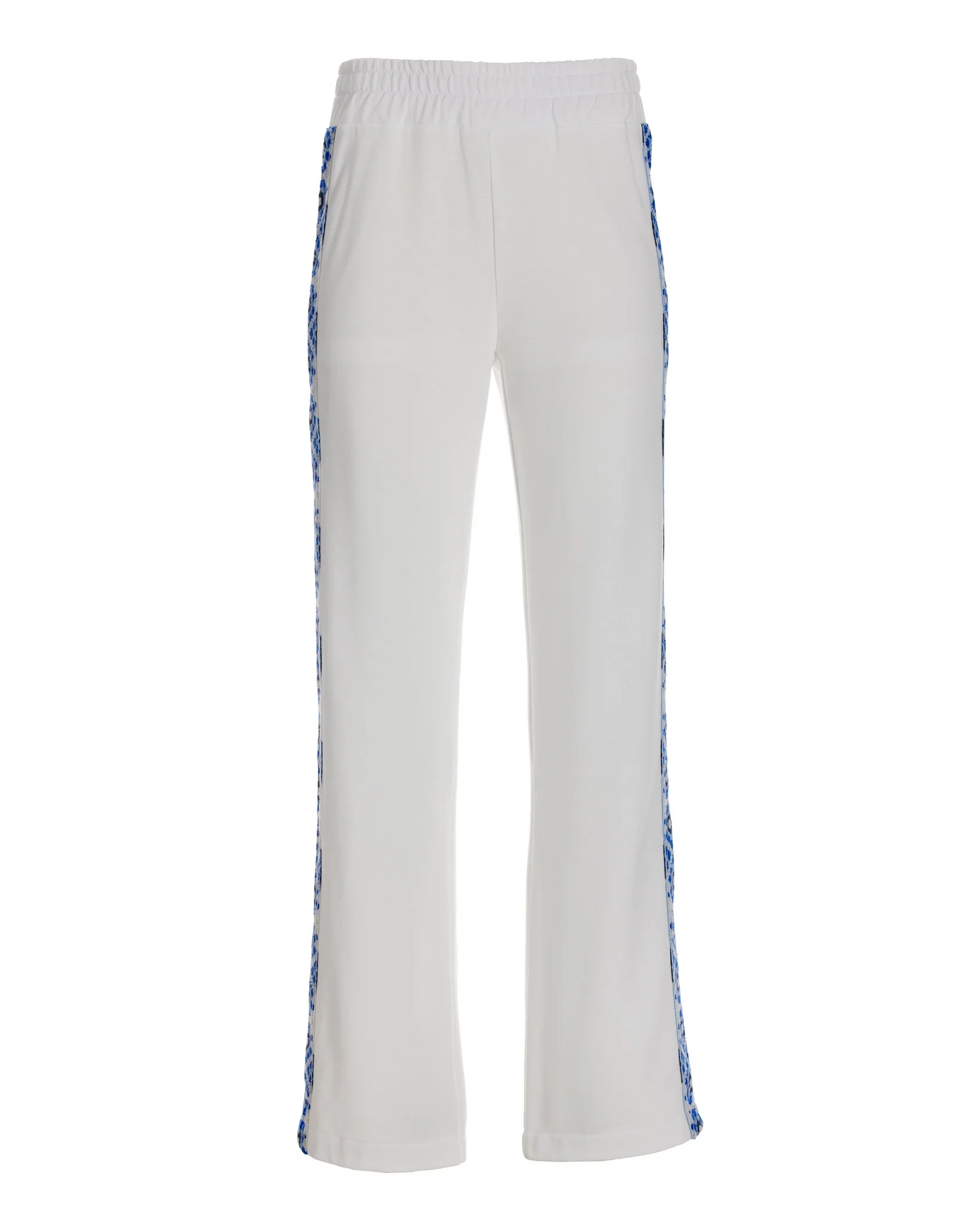 Crochet Inset Lounge Pant Off White Multi - Mycitystee
