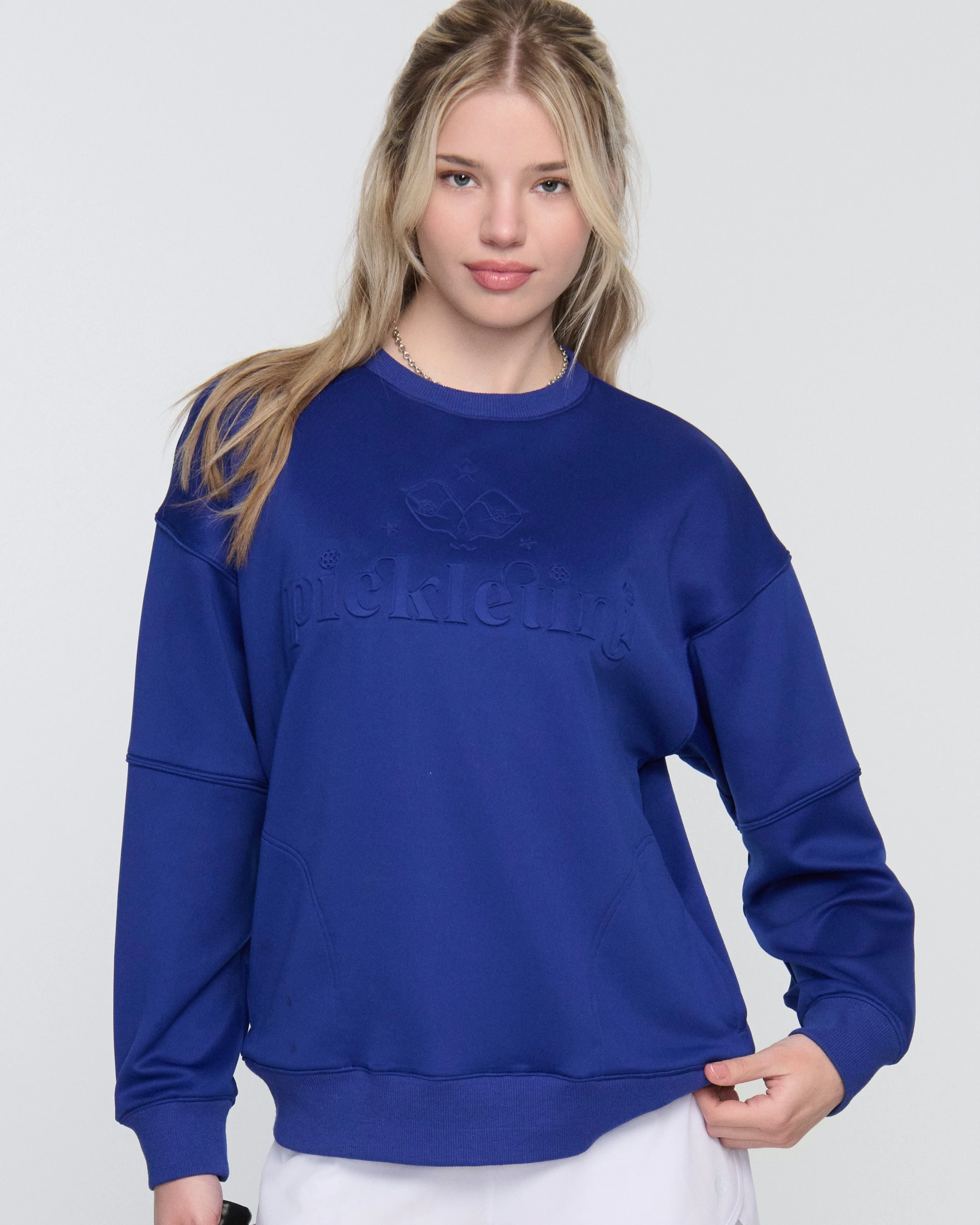 Rosa Pickleball Sweater  C Long Sleeve Crewneck - Mycitystee