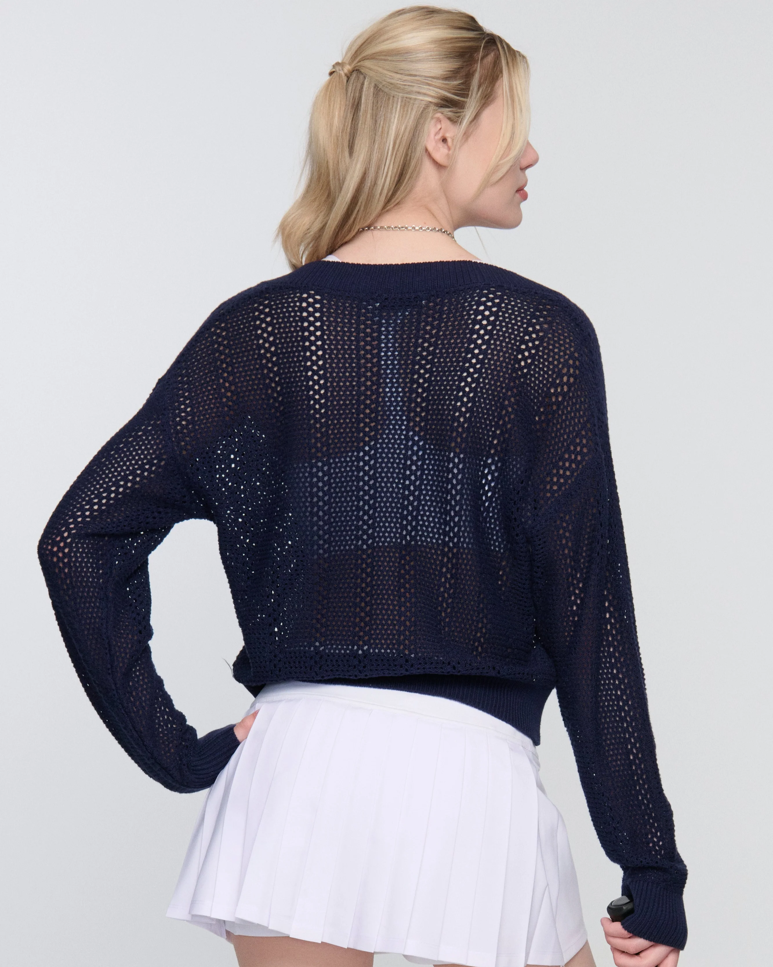 Janie Baseline V Sweater - Mycitystee