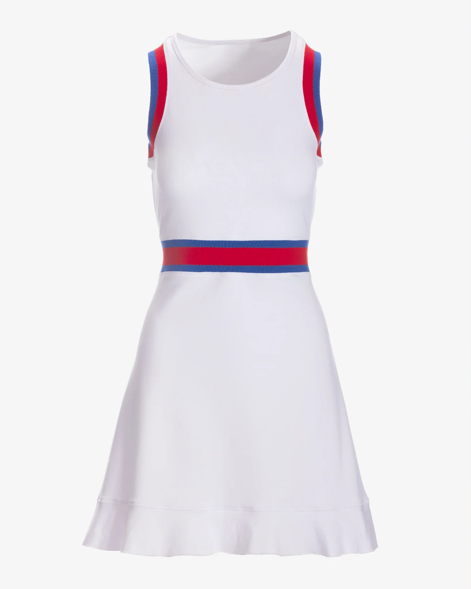 Striped Sport Dress White - Mycitystee