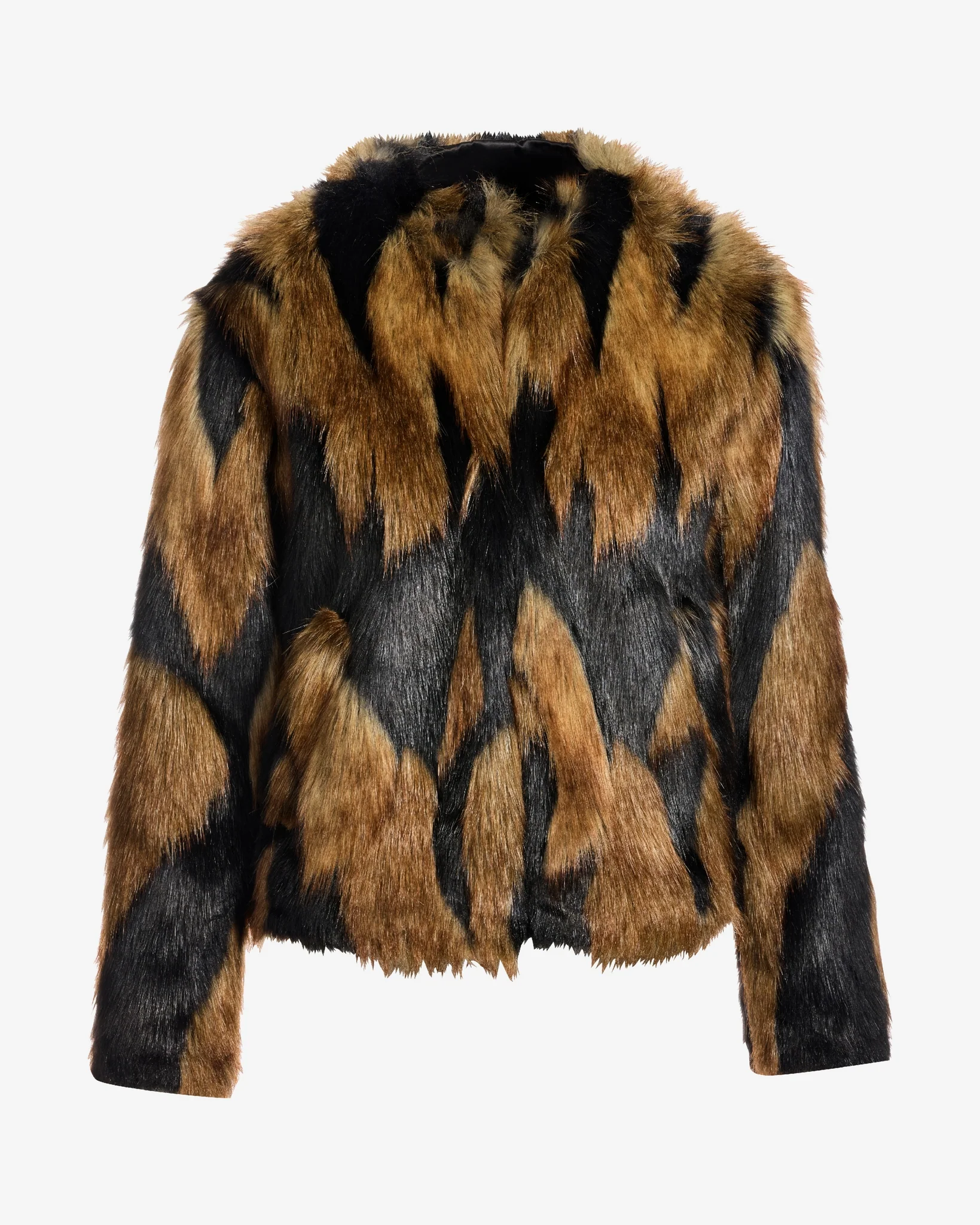 Neutral Multicolor Faux Fur Chubby Neutral Multi - Mycitystee