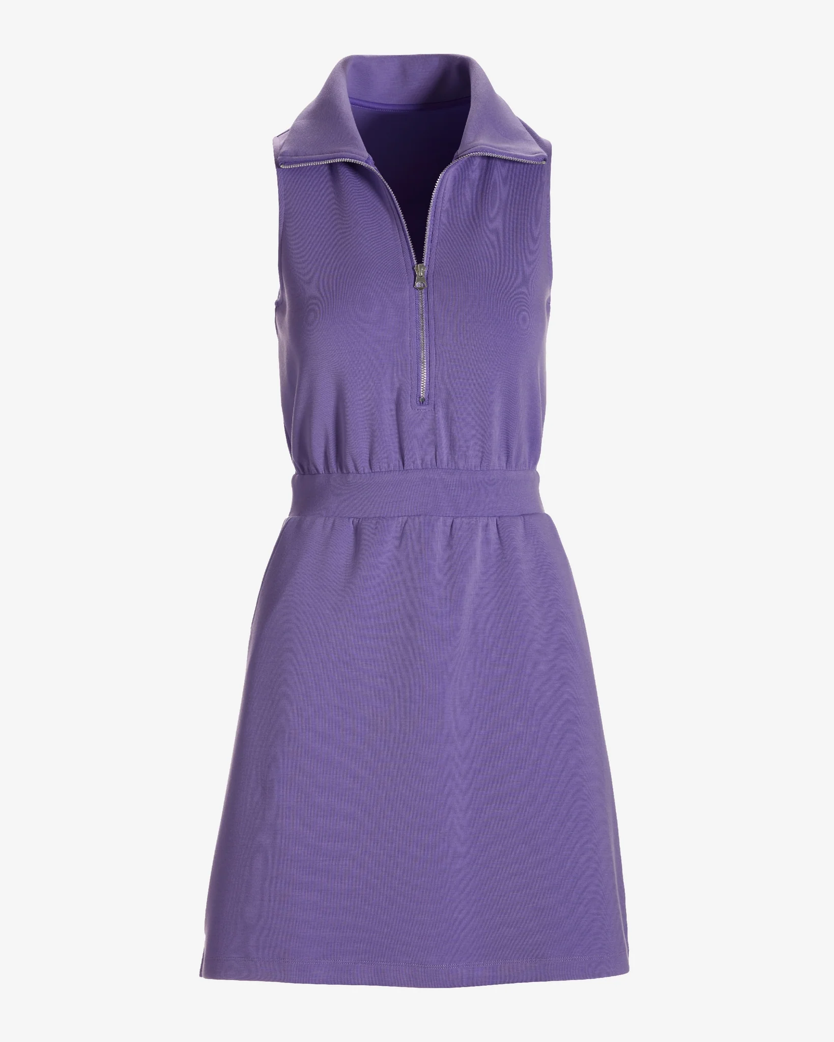 Luxe Lounge Zip Cinched Waist Dress Bougainvillea - Mycitystee