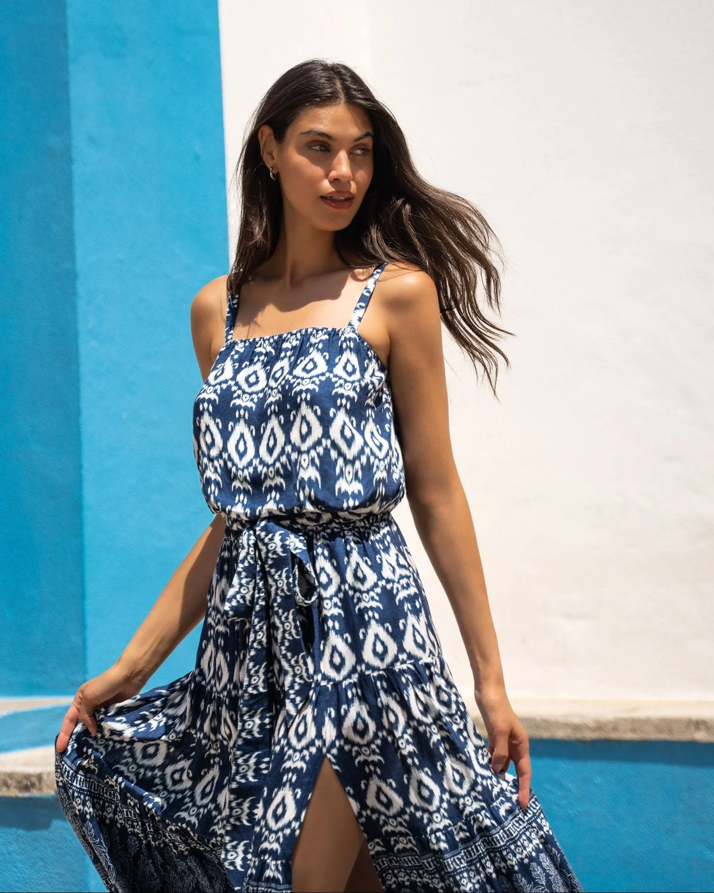 Jenni Skirt In Tivara Ikat - Mycitystee