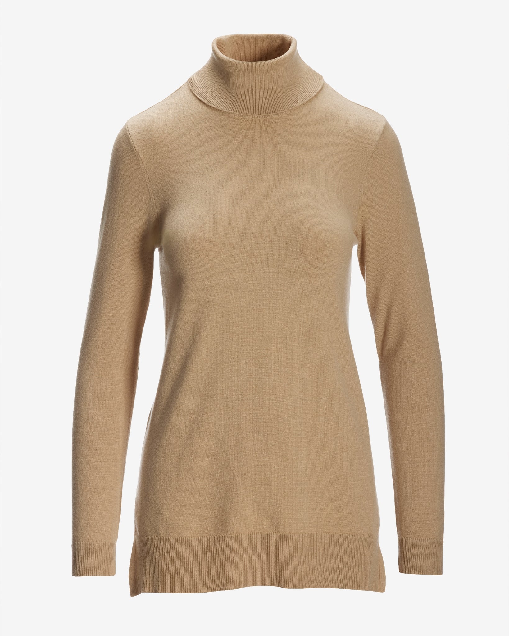 Lightweight Turtleneck Sweater Sesame - Mycitystee