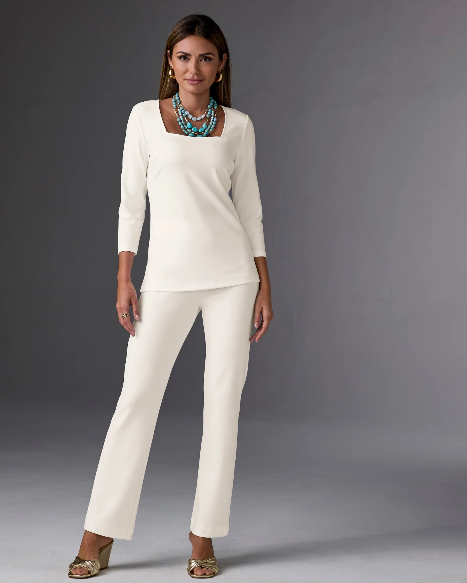 Beyond Travel High Rise Pant Ivory Coast - Mycitystee