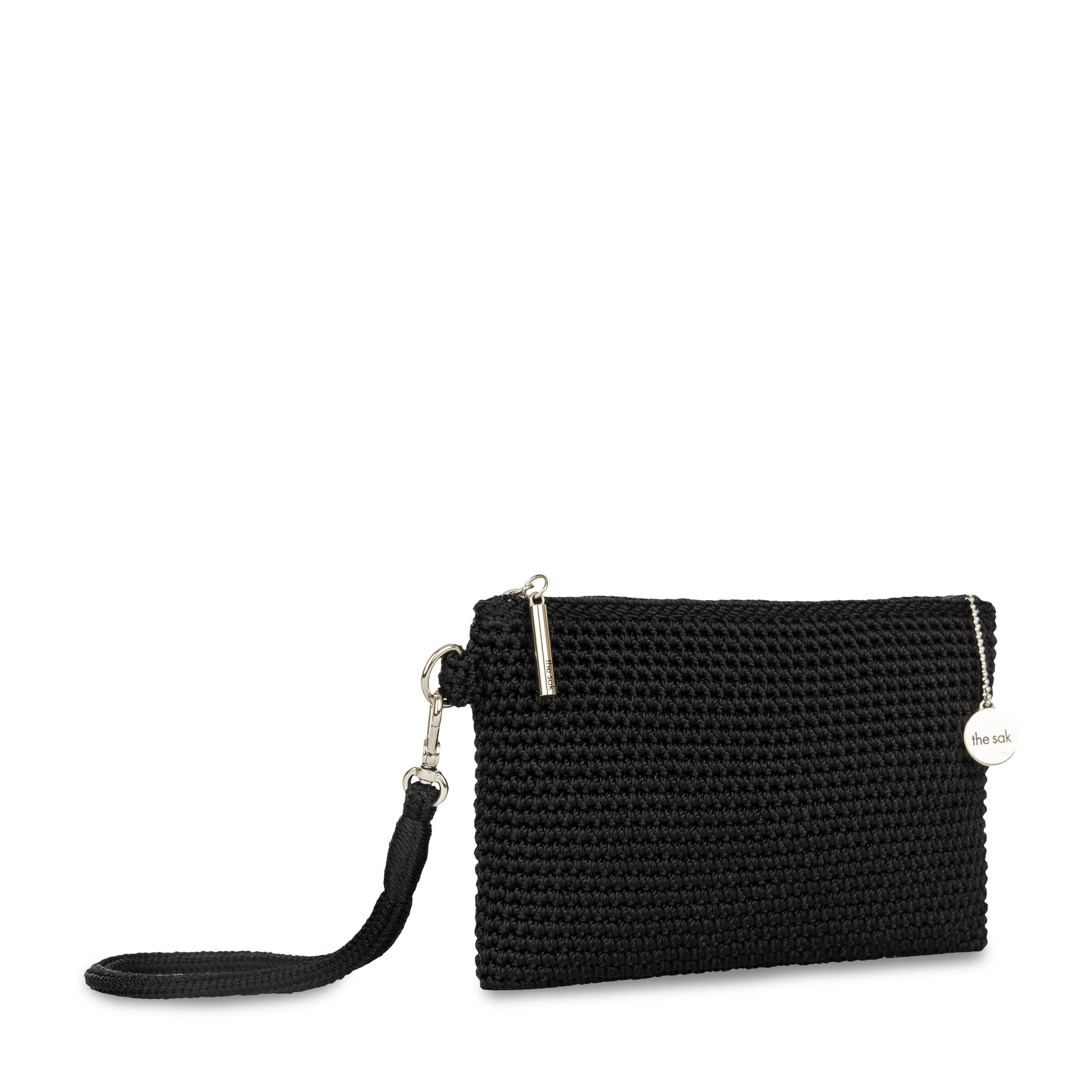 Vita Wristlet - Hand Crochet - Black - Mycitystee