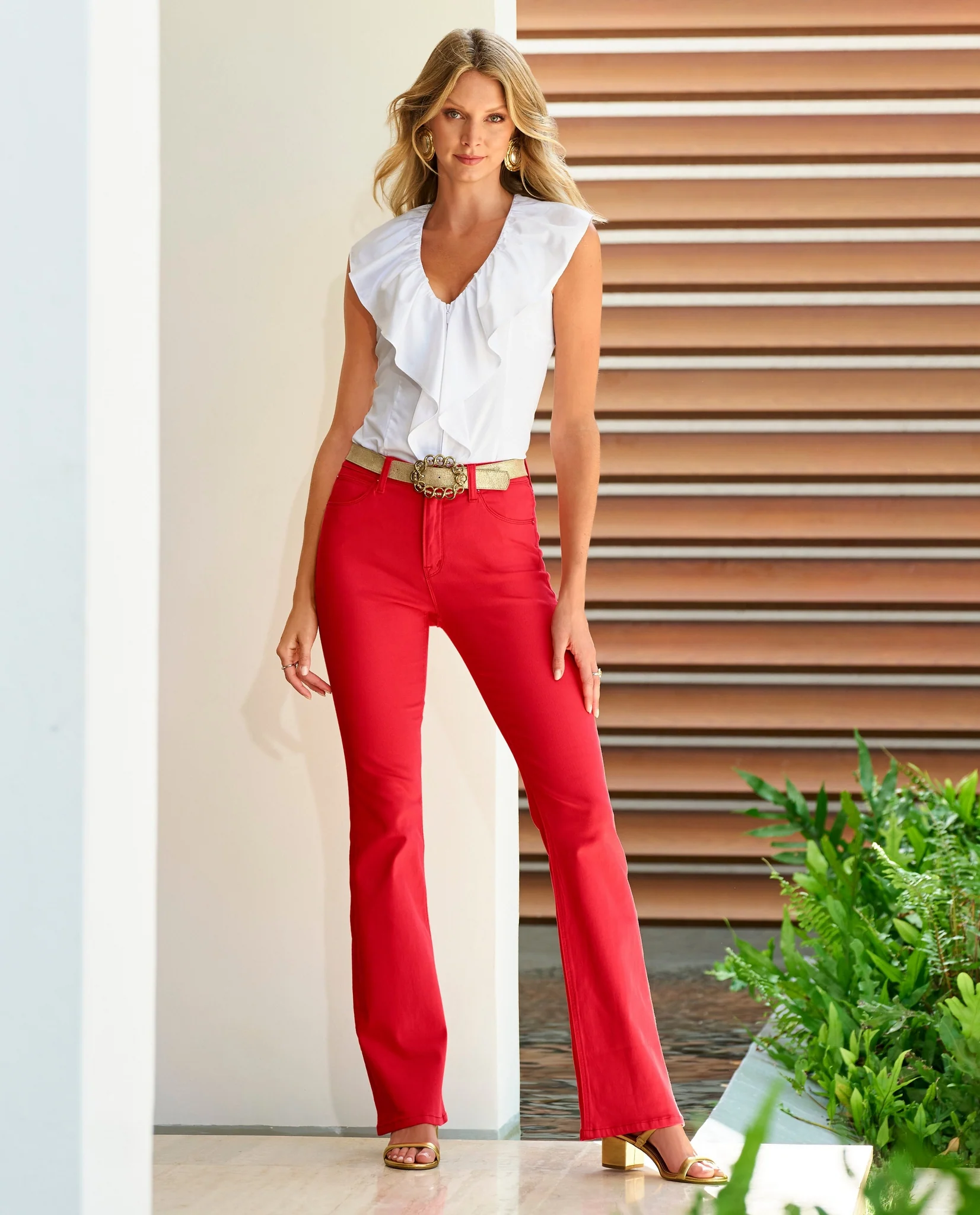 Monterey High Rise Bootcut Jean Caliente - Mycitystee