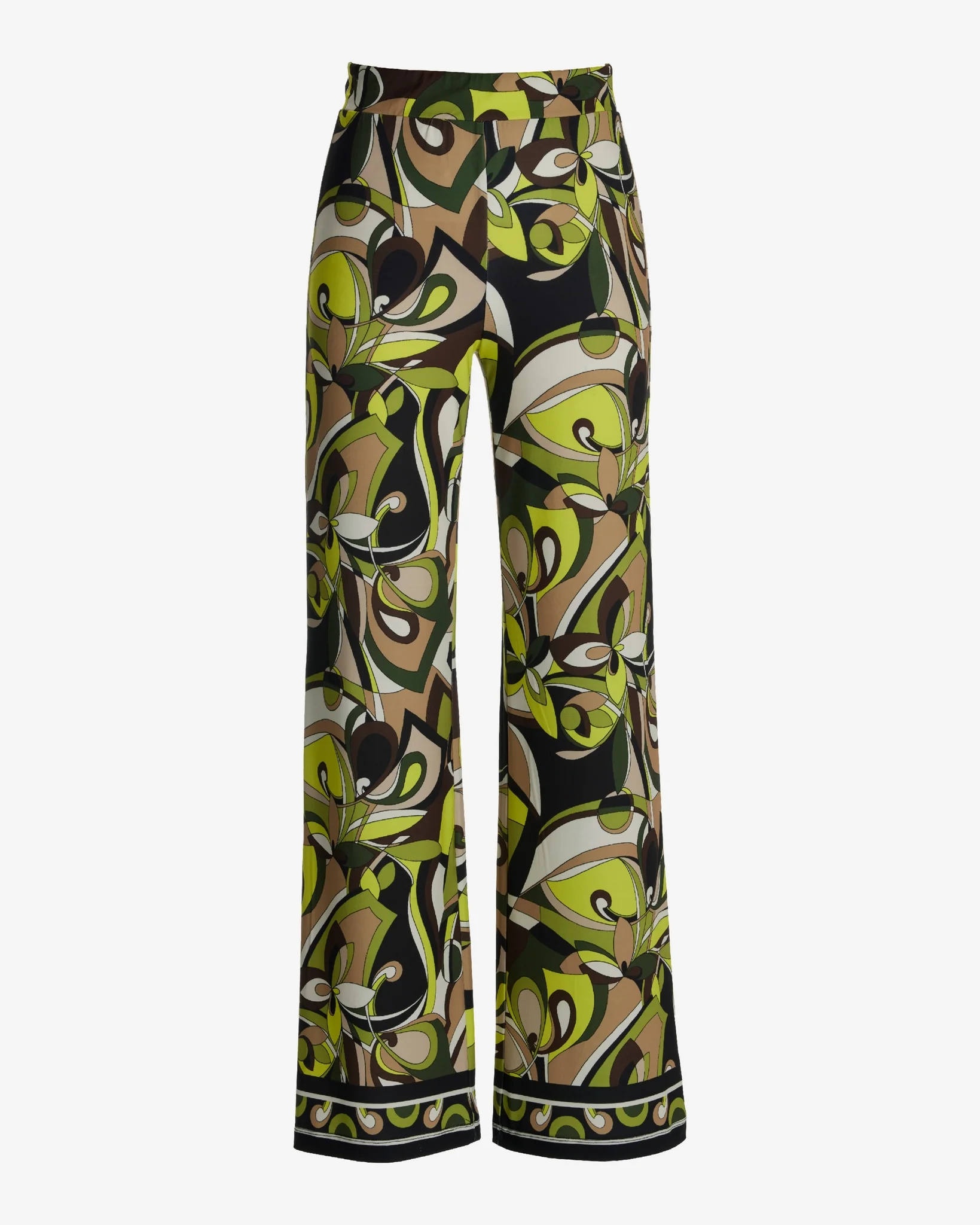 Malibu Print Wide Leg Pant End of Summer Abstract - Mycitystee