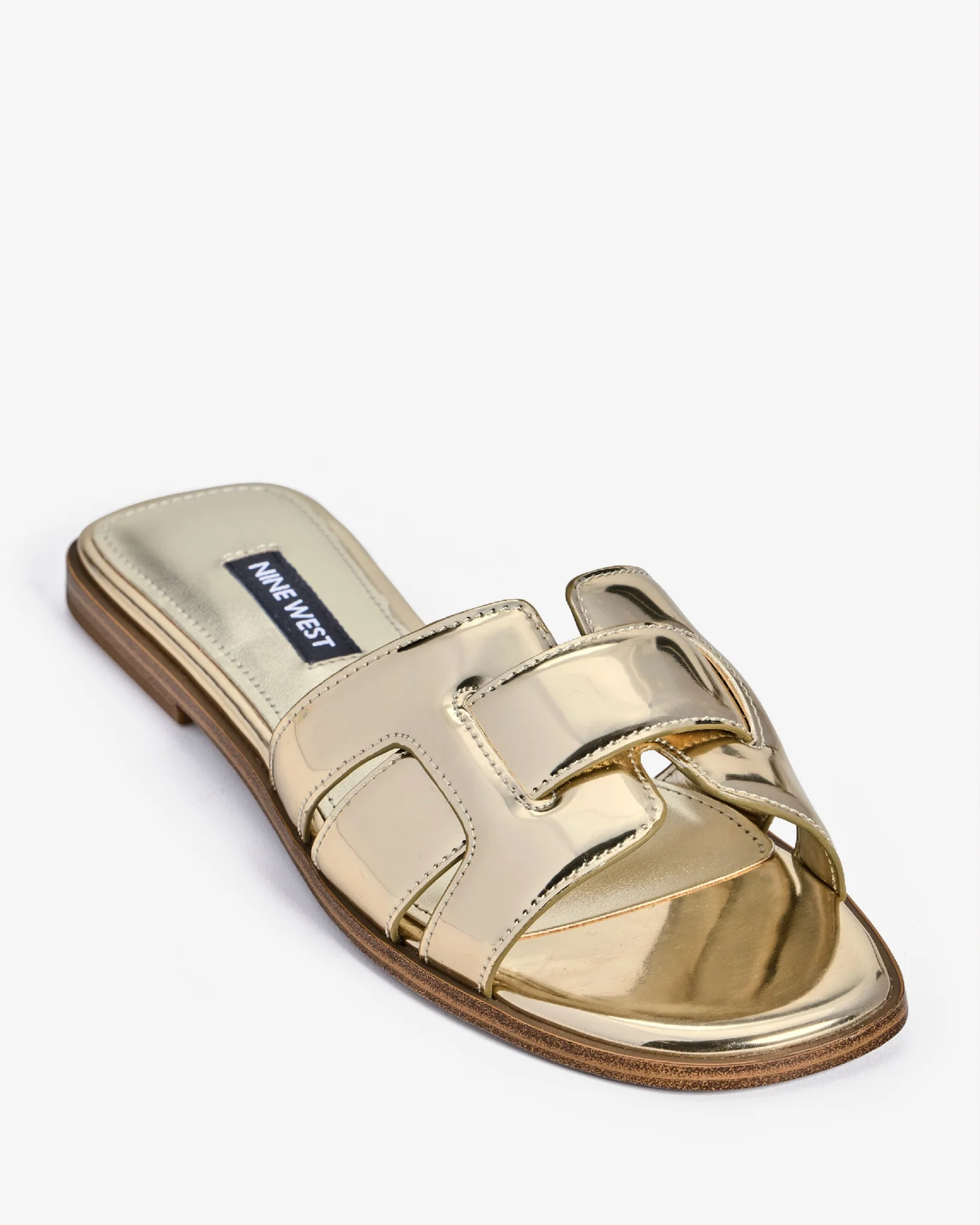 Flat Slide Sandal Gold - Mycitystee