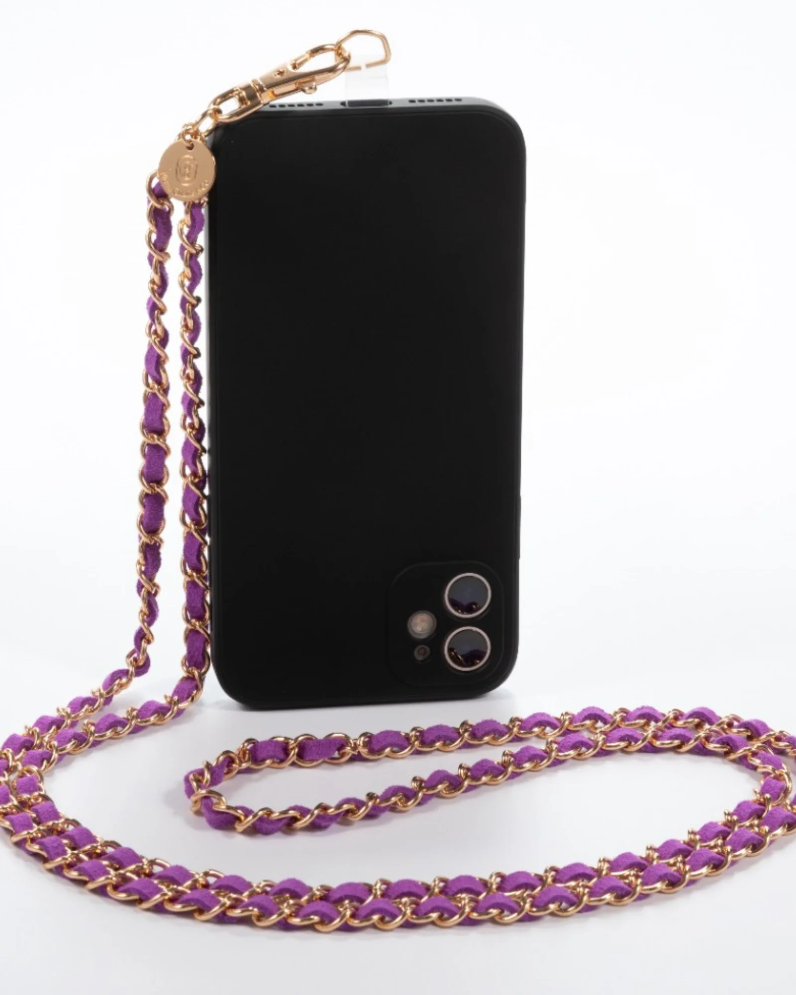 Deep Purple Crossbody Phone Chain - Mycitystee