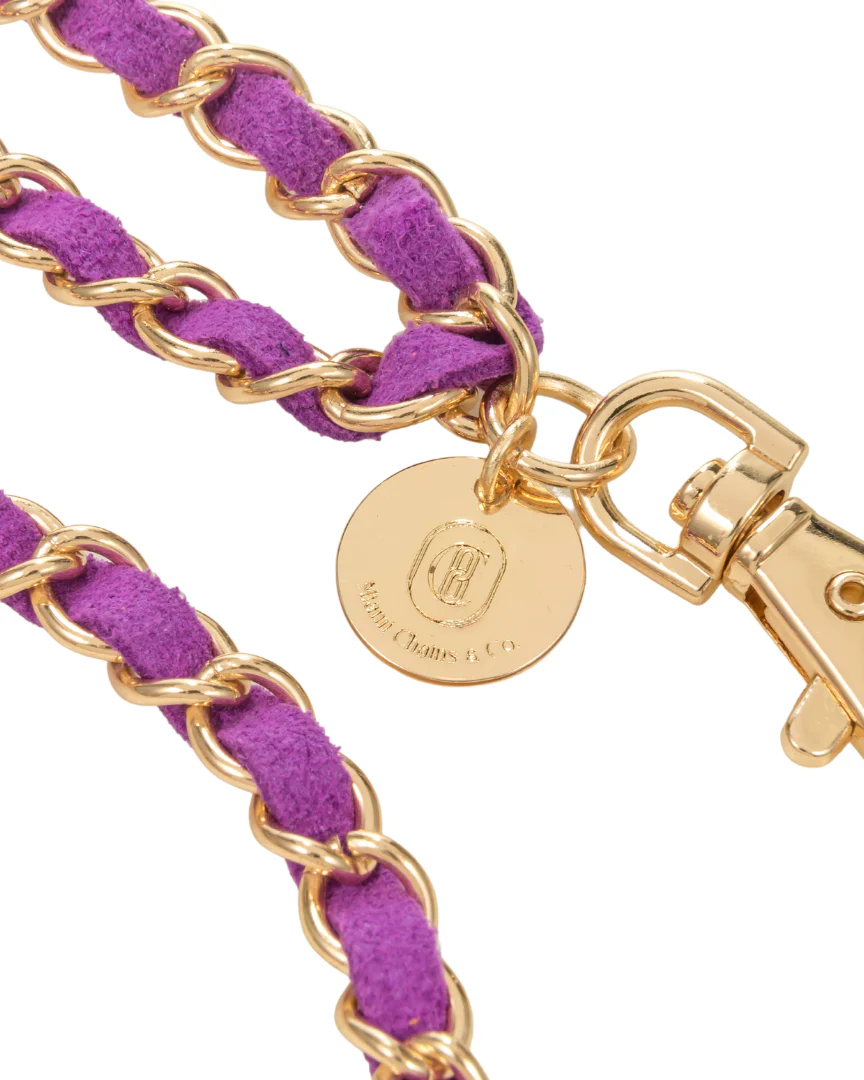 Deep Purple Crossbody Phone Chain - Mycitystee