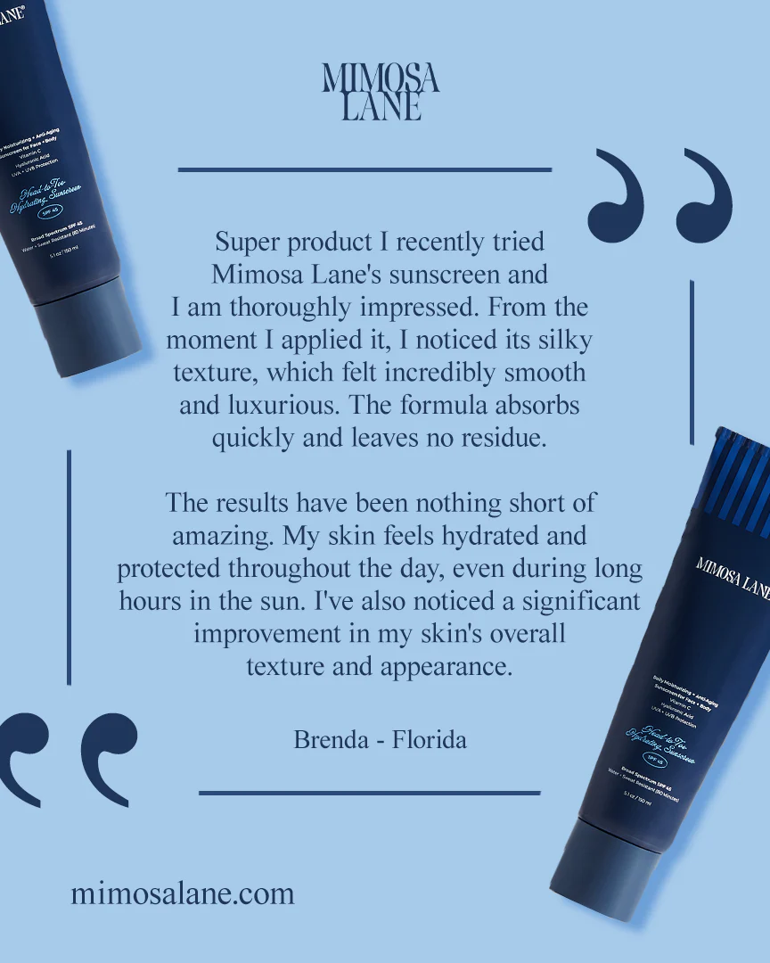 Head-to-Toe Hydrating Sunscreen for Face and Body - Mycitystee