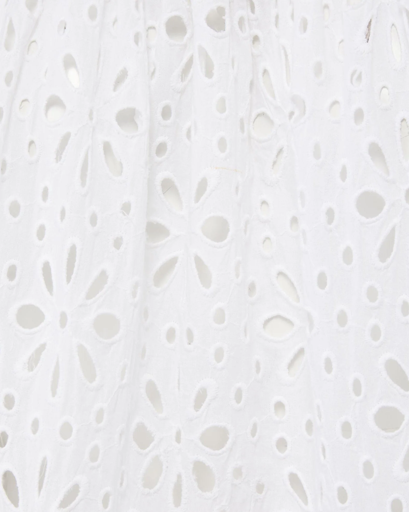 Girls Lila Dress In Fresh White Seaside Eyelet - Mycitystee