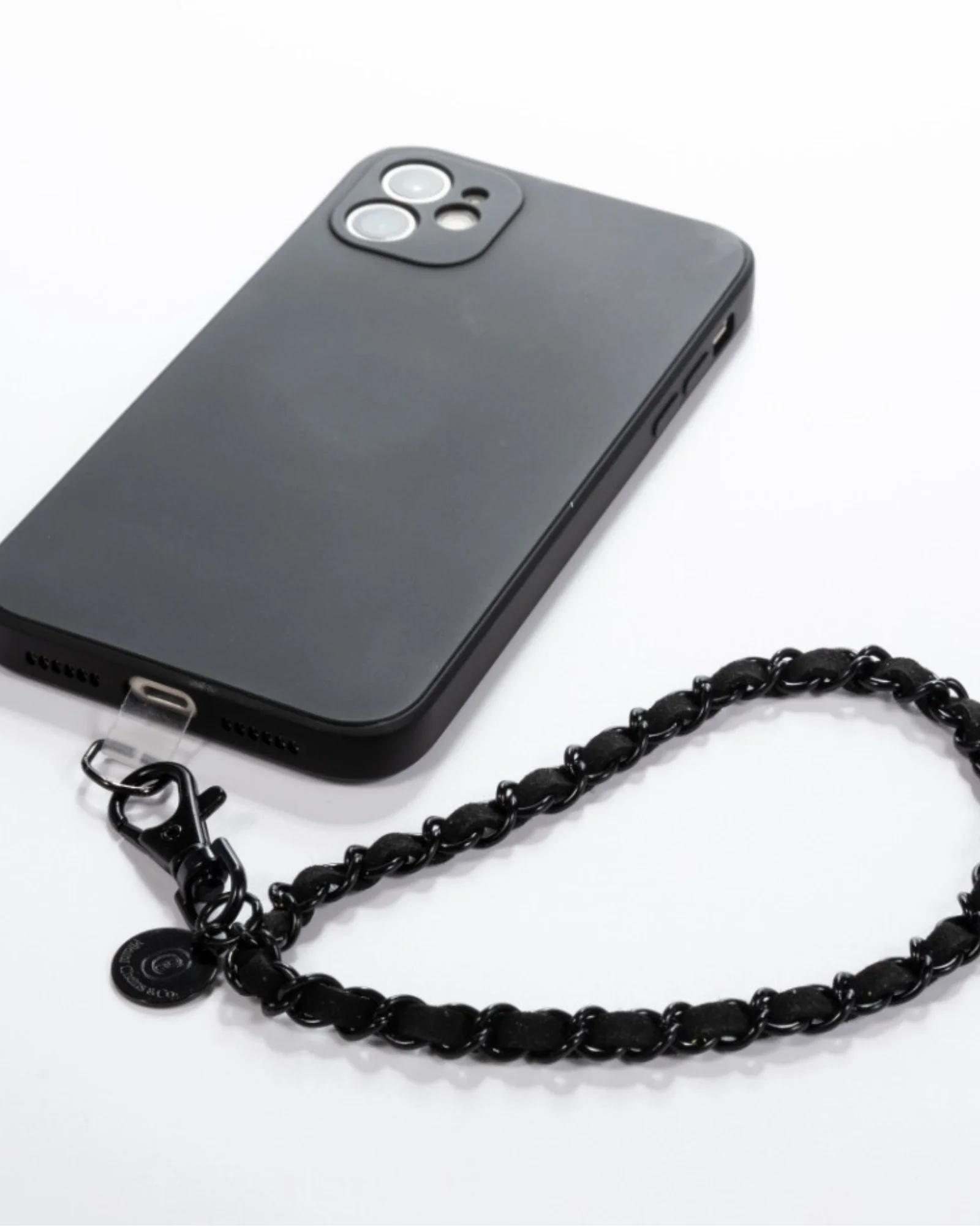 Black on Black Phone Wristlet - Mycitystee