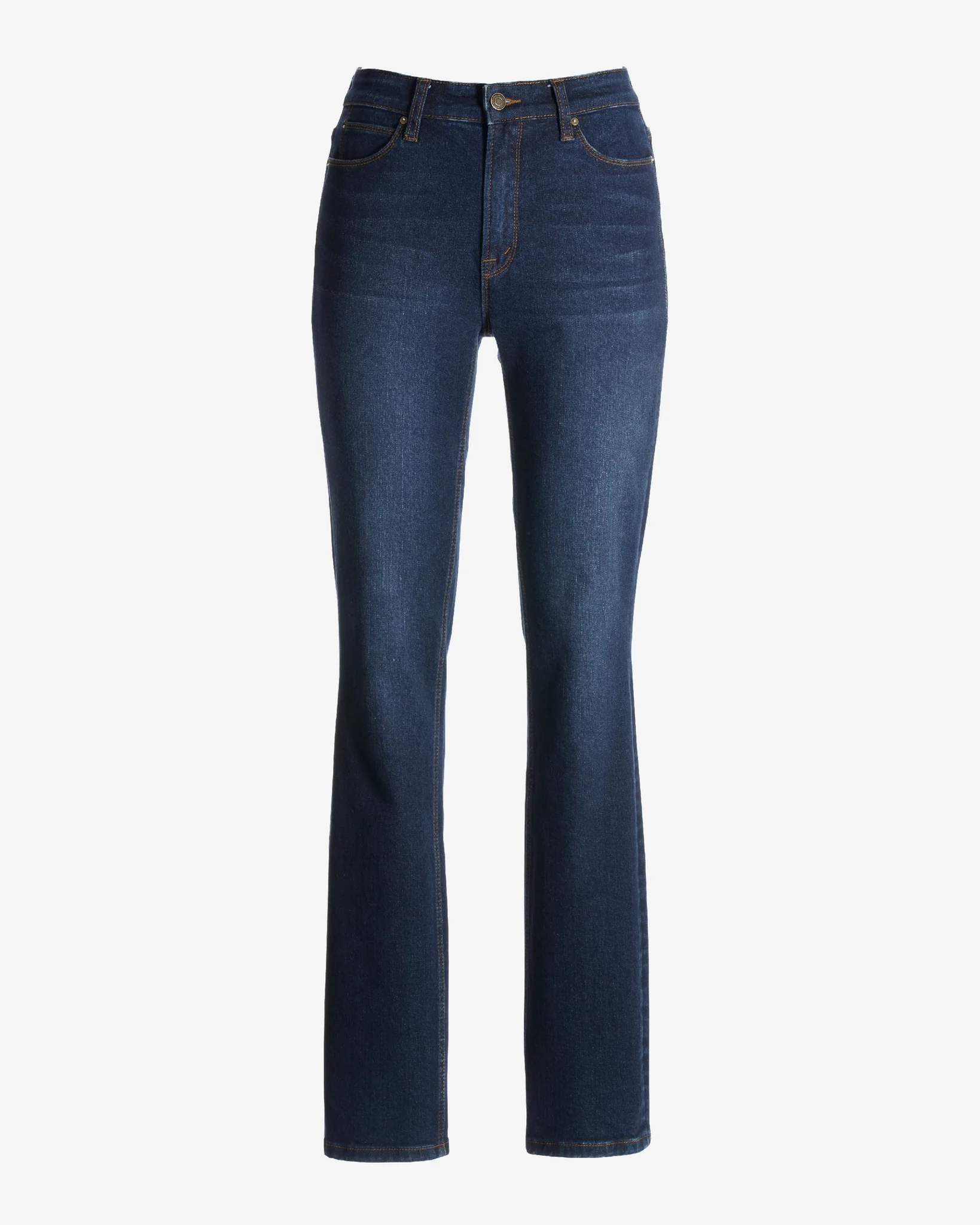 Newport High-Rise Slim Straight-Leg Jean Rinse - Mycitystee