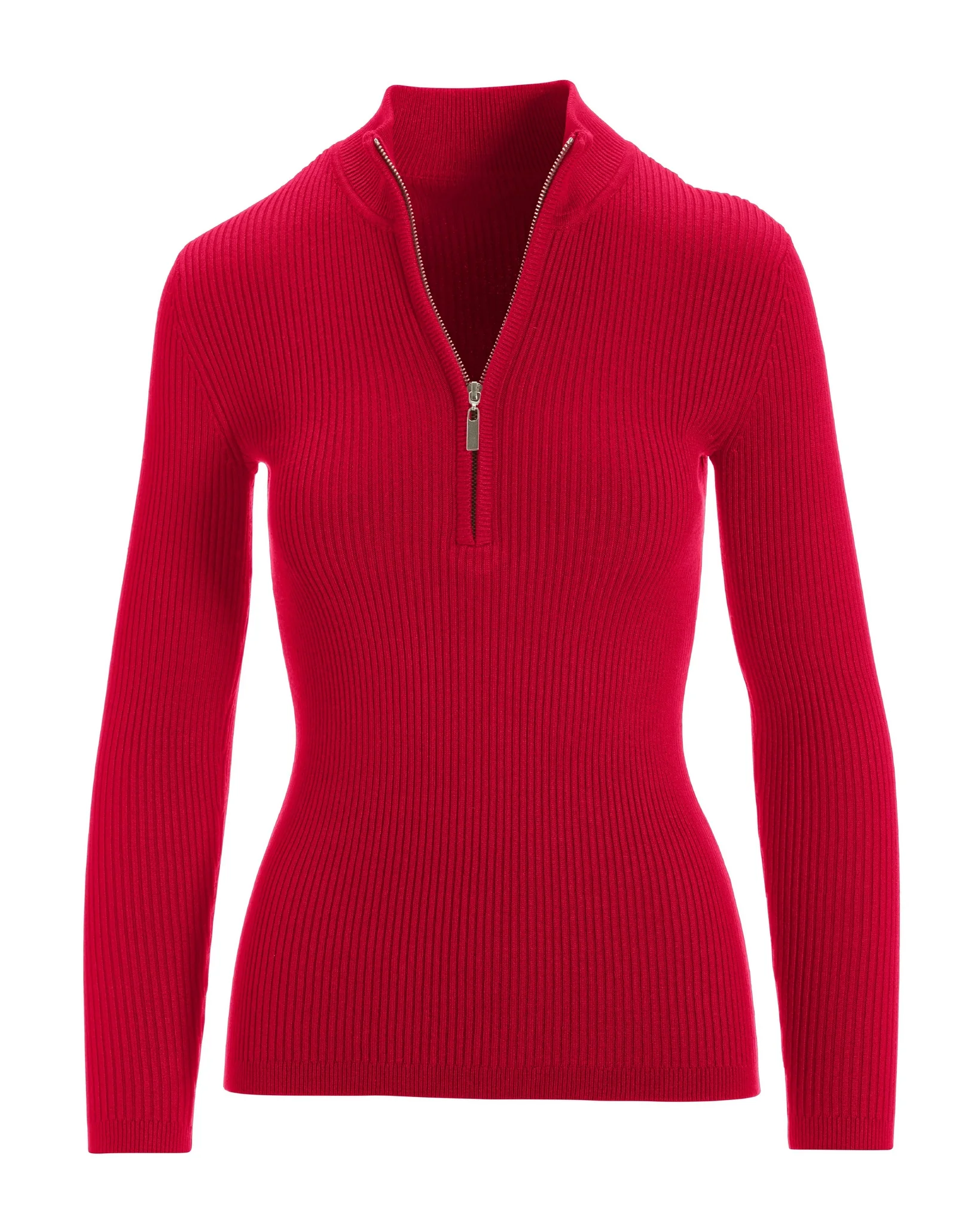Ribbed Half Zip Up Sweater Lollipop - Mycitystee