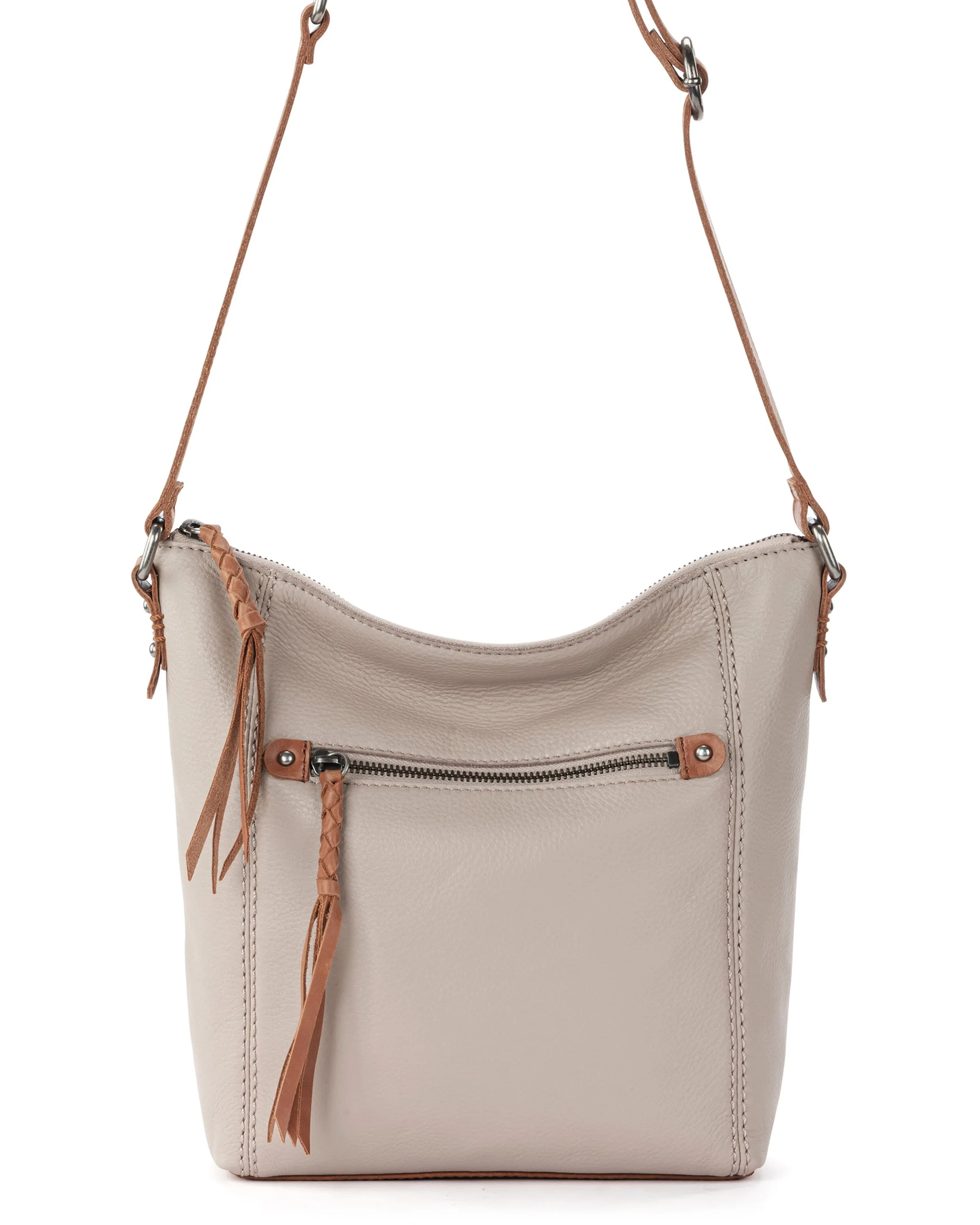 Ashland Crossbody - Leather - Sand - Mycitystee