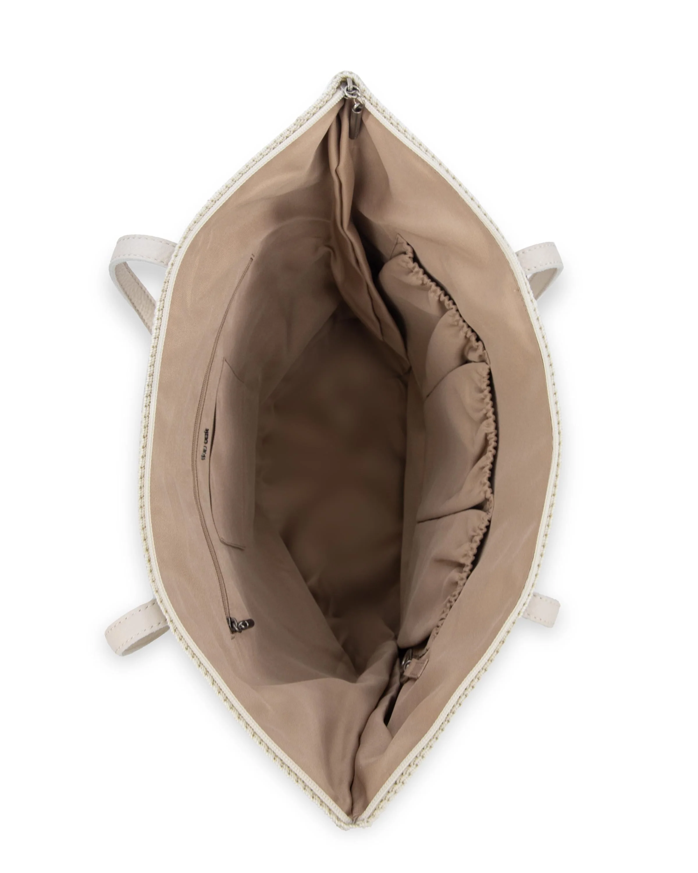 Faye Large Tote - Hand Crochet - Natural Medallion - Mycitystee