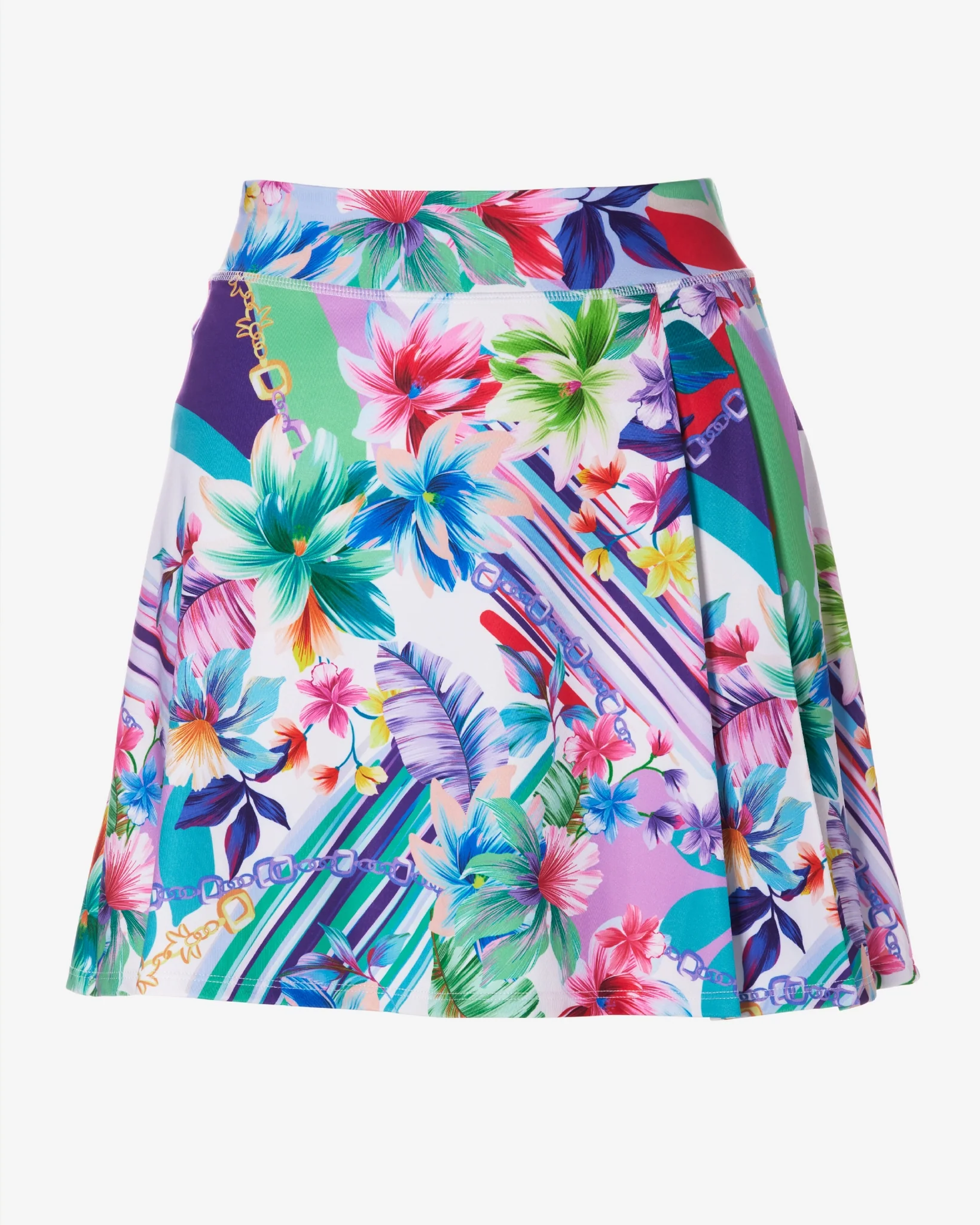B-Active Printed Pleated Sport Skirt Multi - Mycitystee