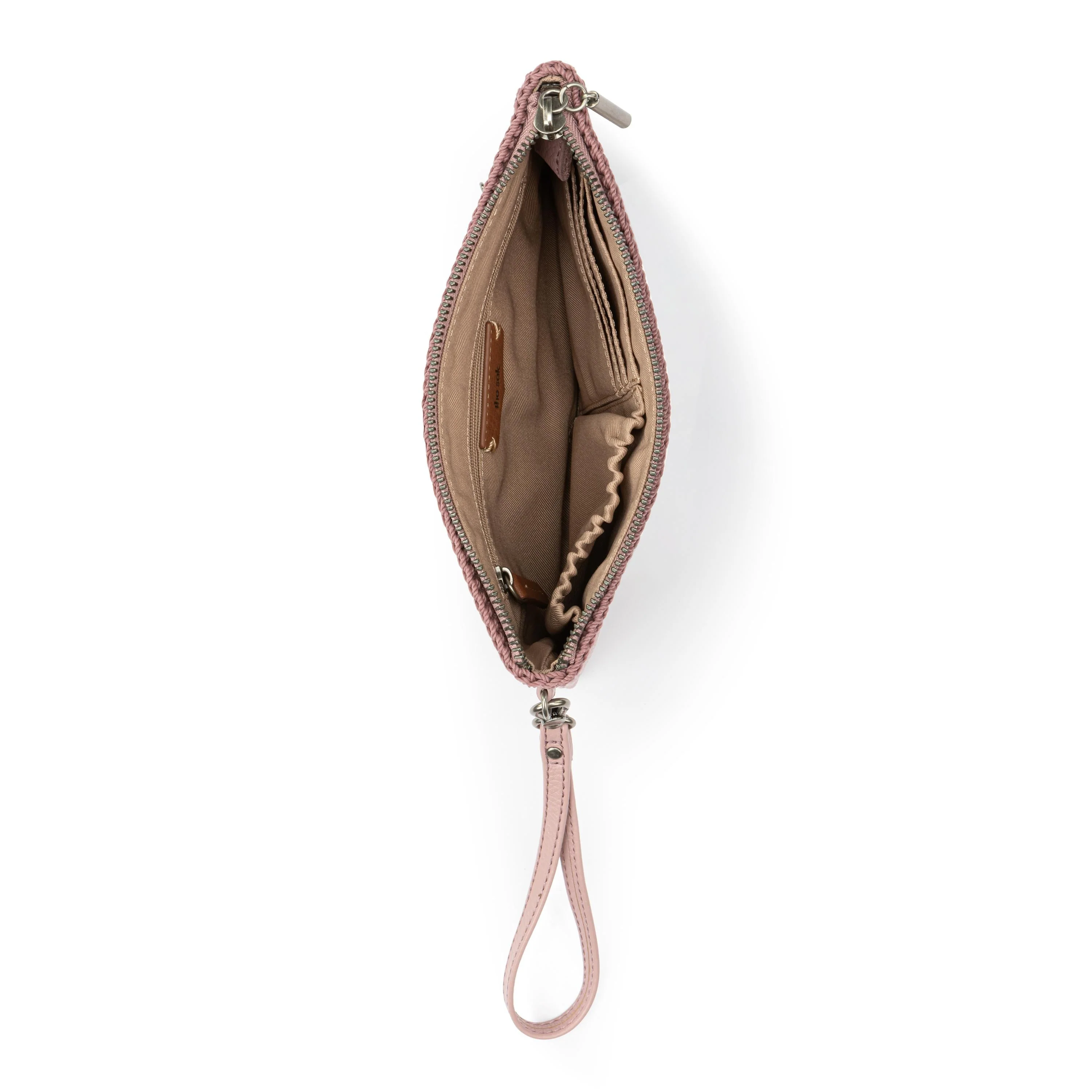 Vita Wristlet - Leather - Rosewood - Mycitystee