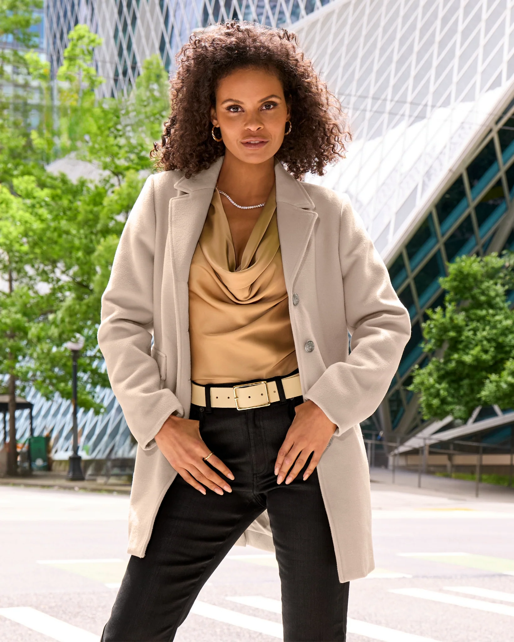 Classic Tailored Coat Pearl - Mycitystee